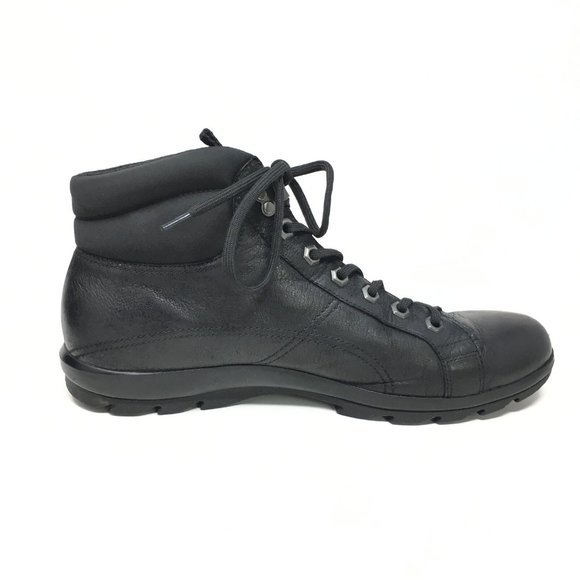 Prada Combat Boots Shoes Size 8.5 UK/9.5 US Black main image 5